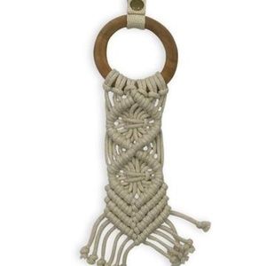 Macrame stroller toy